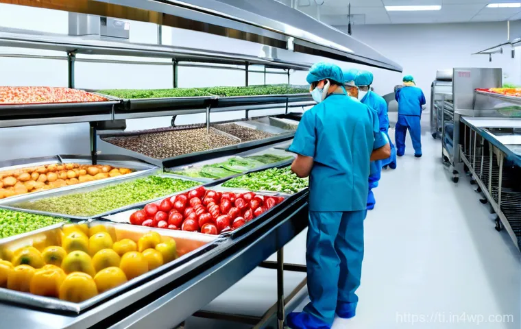 건조 식품의 특징과 품질 요소 분석 - "The Foundation of Excellence: Pristine Ingredients and HACCP Standards"**
A brightly lit, moder...